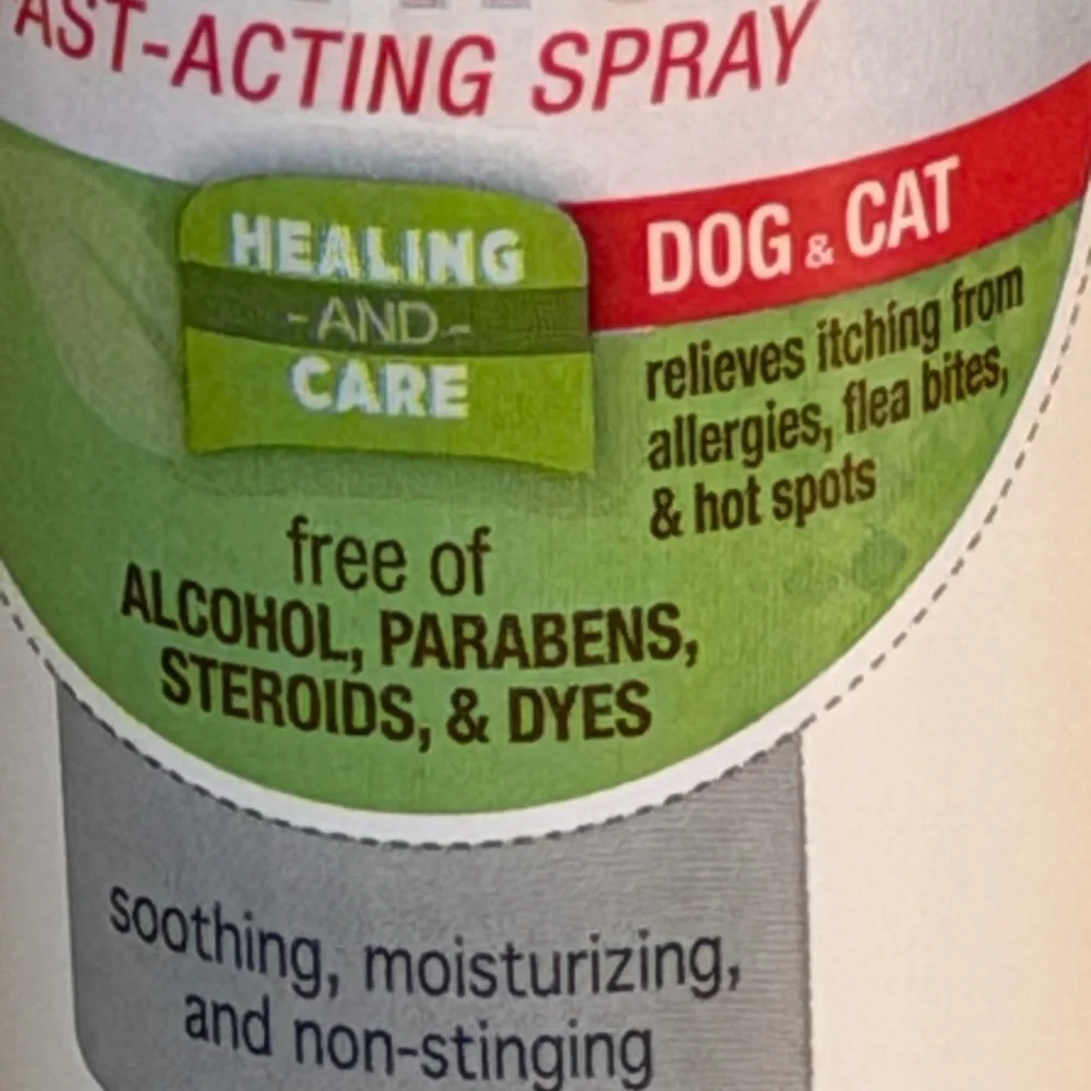 Anti-Itch Fast-Acting Spray for Dogs and Cats